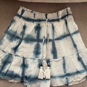 NWT Pilcro ANTHROPOLOGIE Guilia Tie-Dye Skirt, sz small